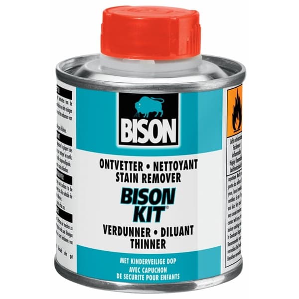 1310025 BS Ontvetter/Verdunner voor Bison Kit® Tin 250 ml NL/FR/EN/DE