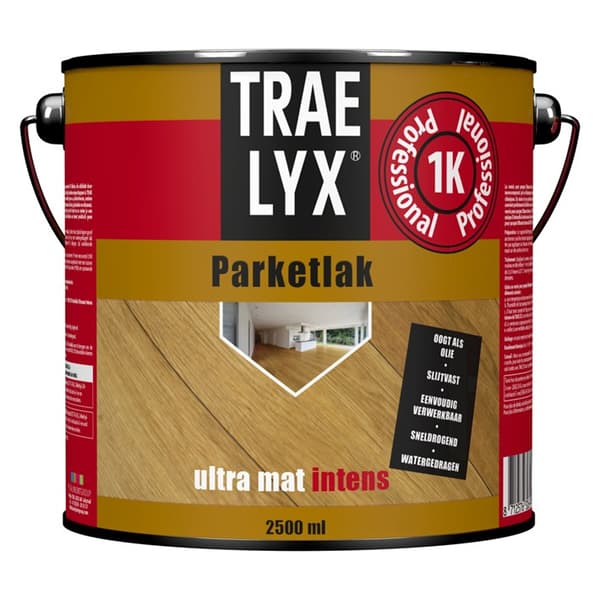 Trae Lyx Parketlak Ultra Mat Intens 2,5 liter
