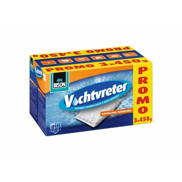 6307330 BS Vochtvreter® Refill odorless Promopack 3x450 g NL/FR