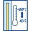 Aanbevolen temperatuurbereik tijdens gebruik -60 tot +260°C